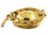 Victorian Fox Hunting & Racing 15ct Gold Locket
