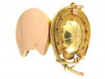 Victorian Fox Hunting & Racing 15ct Gold Locket