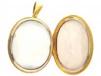 Victorian 18ct Gold Buckle Motif Locket