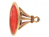 Georgian Gold Cased & Carnelian Intaglio Seal
