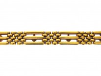 Suffragette 18ct Gold & Enamel Bracelet