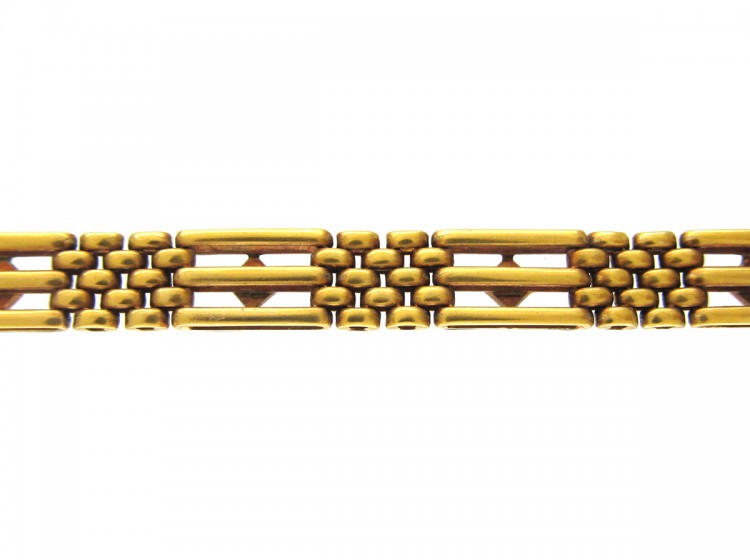 Suffragette 18ct Gold & Enamel Bracelet