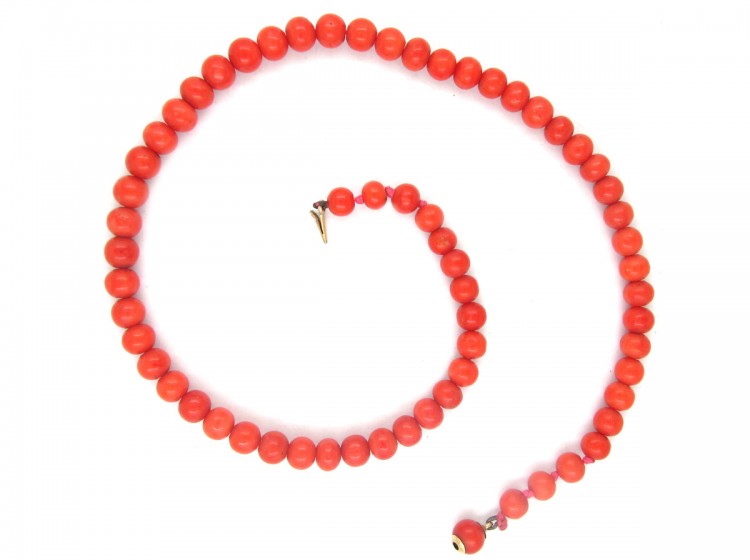 Coral Bead Necklace