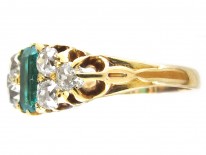 Victorian Emerald & Diamond Ring