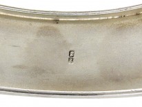 Victorian Silver Woven Design Bangle