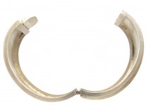 Victorian Silver Woven Design Bangle
