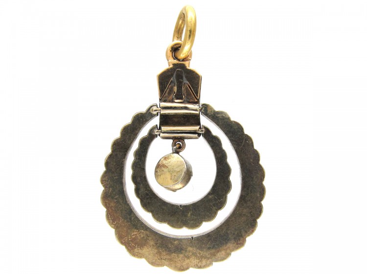 Victorian Turquoise & Gold Pendant