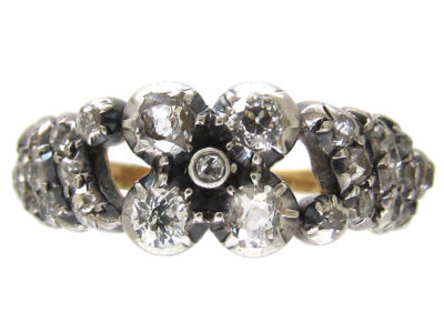 Georgian Old Mine Cut Diamond Ring