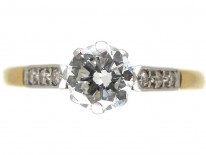 Art Deco Diamond Solitaire Ring