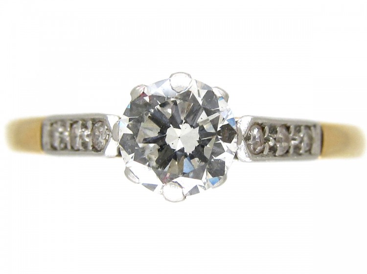 Art Deco Diamond Solitaire Ring