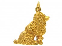 15ct Gold Poodle Charm