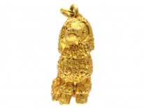 15ct Gold Poodle Charm