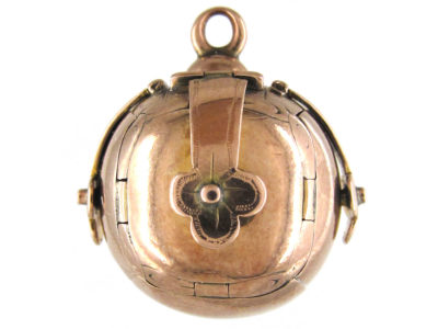 Gold Masonic Ball Pendant