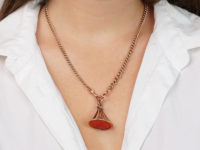 Georgian Gold Cased & Carnelian Intaglio Seal