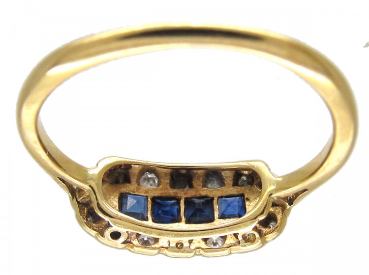 Art Deco Sapphire & Diamond Ring