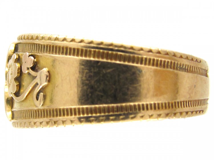 Victorian Diamond Flower Ring