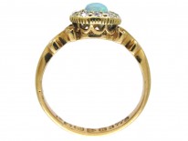Edwardian Opal & Diamond Cluster Ring.