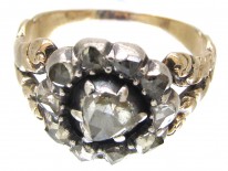 Georgian Rose Cut Diamond Ring