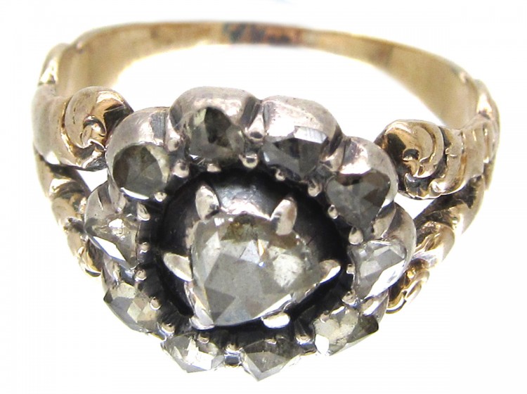 Georgian Rose Cut Diamond Ring