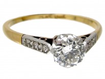 Art Deco Diamond Solitaire Ring