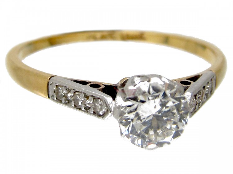 Art Deco Diamond Solitaire Ring