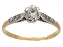 Art Deco Diamond Solitaire Ring