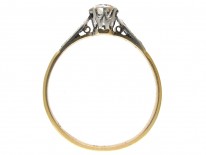 Art Deco Diamond Solitaire Ring