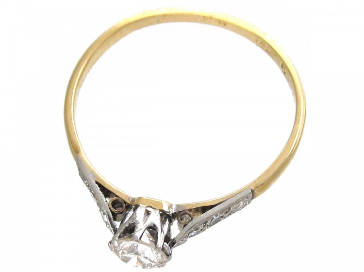 Art Deco Diamond Solitaire Ring