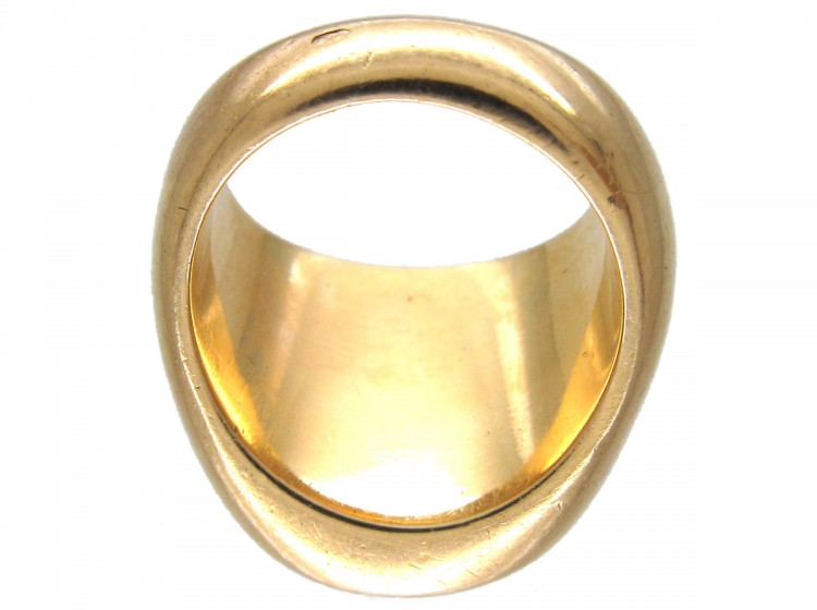 18ct Gold Victorian Intaglio Signet Ring of a Rearing Horse