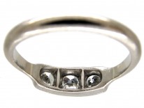Art Deco Three Stone Diamond Ring
