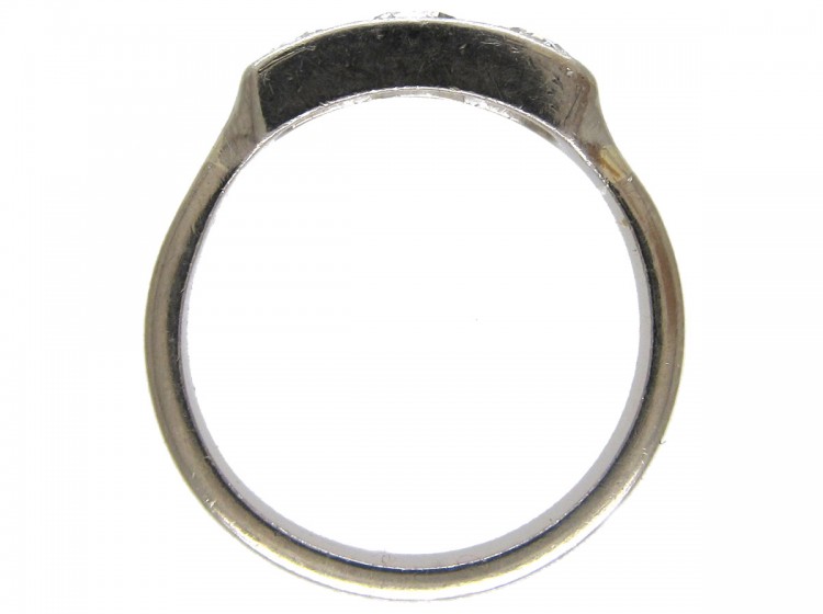 Art Deco Three Stone Diamond Ring