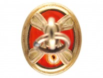 Georgian Gold & Carnelian Seal of Cherubs Sharpening Arrows
