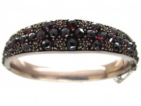 Victorian Bohemian Garnet Bangle