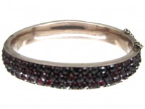 Victorian Bohemian Garnet Bangle