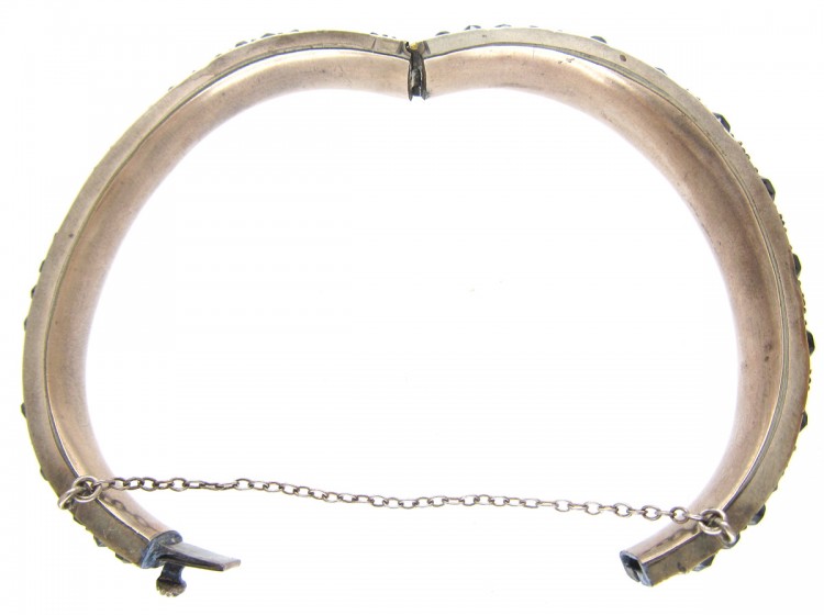 Victorian Bohemian Garnet Bangle