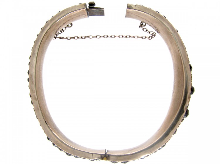 Victorian Bohemian Garnet Bangle