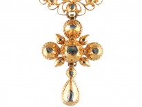 Early 18th Century Spanish Diamond & Gold Pendant