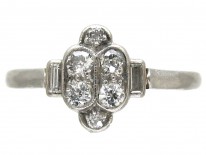 Diamond Art Deco Ring