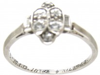 Diamond Art Deco Ring