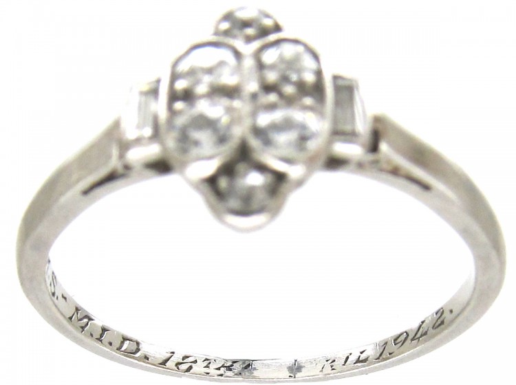 Diamond Art Deco Ring