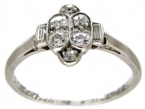 Diamond Art Deco Ring