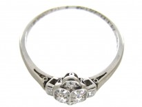 Diamond Art Deco Ring