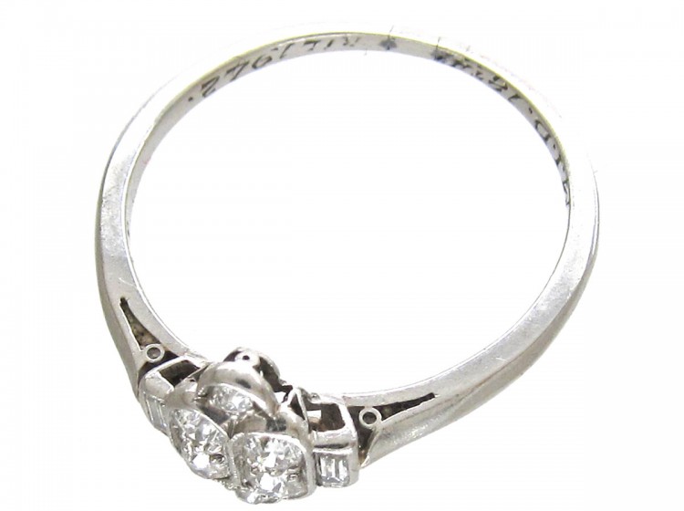 Diamond Art Deco Ring