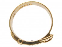 Victorian Diamond Set Buckle Ring