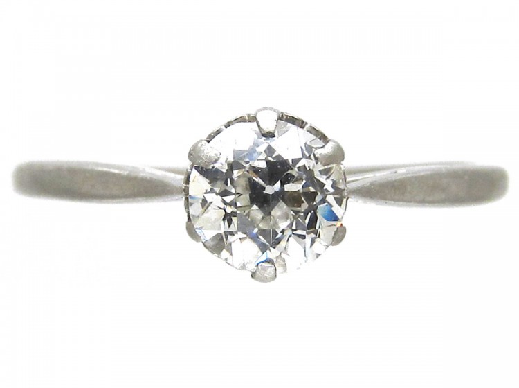 Art Deco Diamond Solitaire Ring