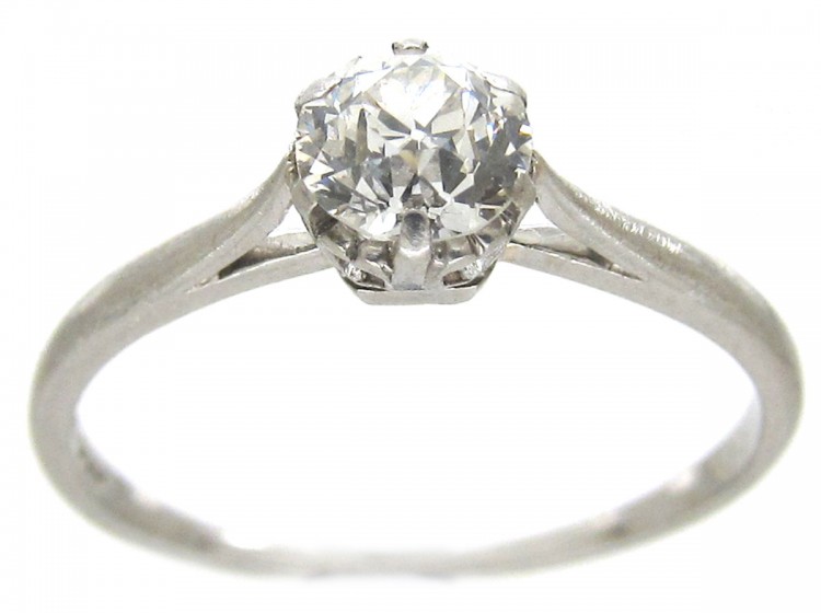 Art Deco Diamond Solitaire Ring