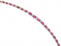 18ct Gold, Ruby & Diamond Bracelet