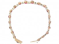 18ct Gold, Ruby & Diamond Bracelet
