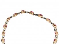 18ct Gold, Ruby & Diamond Bracelet