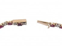 18ct Gold, Ruby & Diamond Bracelet